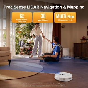 Roborock Qrevo Robot Vacuum Cleaner – White