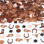 Western Cowboy Party Decorations - 200pcs Cowboy Confetti, First Rodeo Birthday Party Decorations for Boy, Western Cowboy Baby Shower Decorations, Wild West Party Supplies