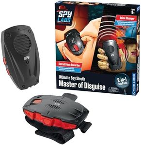 Thames & Kosmos Spy Labs Inc: Ultimate Spy Sleuth Master of Disguise 2-in-1 Toy Spy Pack, Secret Voice Recorder & Voice Changer Toys for Ages 8+ | Essential Pretend Play Gear for Young Investigators