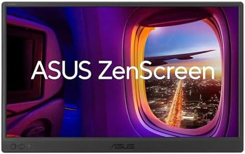 ASUS ZenScreen MB169CK Portable USB Monitor- 16 inch (15.6 inch viewable), Full HD, IPS, dual USB Type-C, mini-HDMI, Flicker Free, Blue Light Filter, Anti-glare surface, 360° kickstand