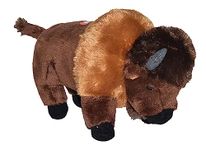 Wild Republic Wild Calls Bison, Authentic Animal Sound, Stuffed Animal, 7.5 Inches Inches, Gift for Kids, Plush Toy, Fill is Spun Recycled Water Bottles