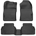 Husky Liners 98751 Custom Fit WeatherBeater Molded Front and Second Seat Floor Liner Set for Select Ford Fiesta Models (Black)