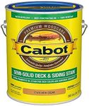 Cabot Semi-Solid Wood Stain + Sealer, Low VOC, New Cedar, Gallon