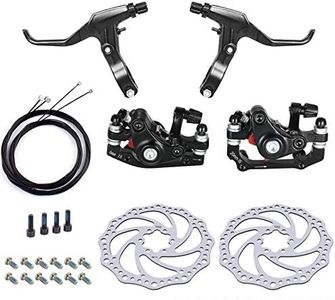 SENQI Aluminum Alloy Disc Brake Kit Front and Rear for Mountain Bikes Folding Bikes Bicycle Brake Kit Mechanical Disc Brake Set