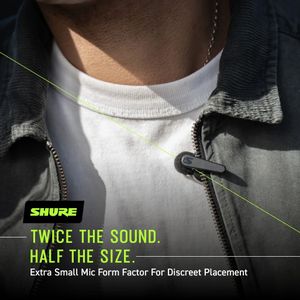 Shure MoveMic Two Wireless Lavalier Microphone – Dual Channel