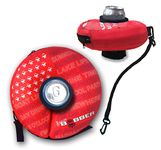 Human Bobber Inflatable Floating Drink Holder for Pool - Drink Float bar floaties for Adults to Hold Beer Can, Cup or Wine Bottle in Hot Tub, Swimming Pool, Lake or Boat - Red Small