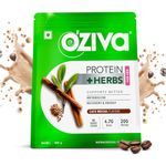 OZiva Protein & Herbs for Women (Cafe Mocha) I Manage Weight, Energy & Metabolism | Clean Protein, Shatavari, Green Tea I No Added Sugar, 1lbs (400gm)