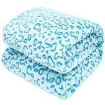 Fleece Blanket Soft Cozy Turquoise 