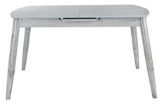 SAFAVIEH Home Collection Kyoga Dark Grey Auto Mechanism Extension Dining Room Table DTB1400B