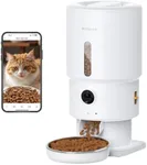 Automatic Cat Feeder with Camera - 5G WiFi Timed Cat Food Dispenser, 1080P HD Video with Night Vision, 1-15 Meals, 1-99 Portions, 2-Way Audio, Keeps Dry Food Fresh, 5L Auto Pet Feeder Also for Dogs