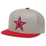 American Needle 400 Series Pacific Coast League Baseball Cap, Hollywood Stars, Grey/Red (400A1V-HOS)