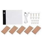 Flip Book Kit, A6 LED Light Box with 5 Sketchbooks Binding Screws USB Cable for Animation Sketching and Cartoon Creation[USB]Light Boxes