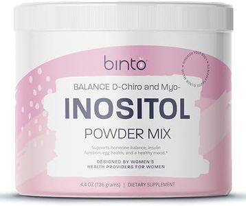 Inositol Powder Mix | 60-Day Supply | 40:1 Ratio of Myo and D-Chiro Inositol | Hormone Balance and Ovulation Support | Preservative Free