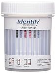 10 Pack Identify Diagnostics 6 Panel Drug Test Cup - Testing Instantly for 6 Different Drugs THC, OXY, MOP, COC, BZO, AMP ID-CP6 (10)