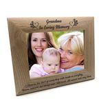 ukgiftstoreonline Grandma Memorial Remembrance Photo Frame (4 x 6 Inch)