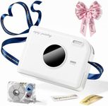 Phomemo A30 Label Maker, Mini Bluetooth Portabel Ribbon Label Printer Thermal Transfer Printing Sticker Rechargeable for Christmas Decorations Home Office Small Business School, Work with Phones & PC