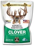 Whitetail Institute Imperial Clover Deer Food Plot Seed for Spring or Fall Planting, Promotes Antler Growth and Attracts Deer, Heat, Cold and Drought Tolerant, 18 lbs (2.25 Acres)