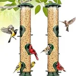 Metal Bird Feeders for Outside, 6-P