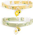 2 Pack Cotton Breakaway Cat Collar 