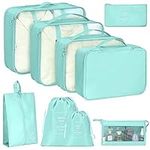 8 Set Packing Cubes for Travel, Tra