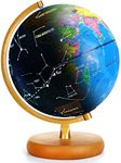 LED Constellation Globe Rewritable 3in1 Educational Toys, Light Up World Globe,Illuminated Night View Globe lamp for Kids Home Décor and Office Desktop（Contains pen and Cleaning Cloths）