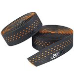 Deda Elementi Presa Handlebar Tape, Black/Orange, One Size