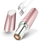 Yoove Facial Hair Removal for Women | Painless Hair Remover | USB Rechargeable Ladies Electric Shaver | Waterproof with LED Light | Remover for Peach fuzz, Cheeks, Upper Lip & Chin.