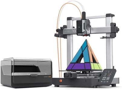 Anycubic Kobra 3 V2 Combo 3D Printer, Smart Multicolor Printing Up to 600mm/s Print Speed, Active Filament Drying Enhanced Auto-leveling for Higher Success Rates, 10.0'' x 10.0' x 10.2'' Printing Size