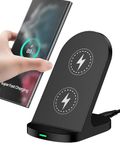 15W Fast Wireless Charger Stand, Certified Wireless Charging Station for Pixel10 9 8 7 Pro 7a 6Pro 5 4XL, Android Phone Charging Stand for Galaxy S26 S25 S24 Note 20 iPhone 17 16 Pro