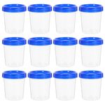 iplusmile Urine Sample Bottles, 120ml Specimen Cups with Screw on Lids Urine Sample Containers 12pcs