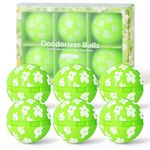 SCENTORINI Shoe Deodorizing Balls, Jasmine Scented Deodorizer Balls for Sneakers Cars Lockers Wardrobes 6 Pack