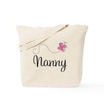 CafePress Cute Nanny Tote Bag Natural Canvas Tote Bag, Reusable Shopping Bag