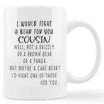 kunlisa Funny Cousin Gift Mug Cup,I