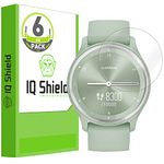 IQShield Screen Protector Compatible with Garmin Vivomove Sport (6-Pack) Anti-Bubble Clear TPU Film