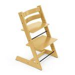 Stokke Tripp Trapp Chair, Sunflower Yellow - All Age, Height Adjustable, Premium Baby Wooden High Chair for Feeding,Dining and Sitting, Max Weight Limit Upto 110 kgs