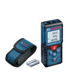 Bosch GLM 40 Plastic Professional Digital Laser Measure (Blue), 1 Piece