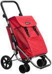 Play-market Shopping Trolley, Metal, Red, Large