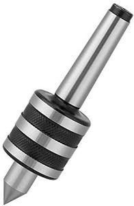 AUNMAS MT2 Precision Live Revolving Center Medium Lathe Machine Tool Accessory for Lathe Tailstock Machine