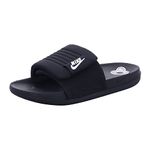 Nike mens Offcourt Adjust BLACK/WHITE-BLACK Slide Sandal - 9 UK (10 US) (DQ9624-001)