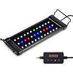 NICREW ClassicLED Plus Planted Aquarium Light, Full Spectrum LED Fish Tank Light for Freshwater Plants, 12 to 18 Inch, 8 Watts