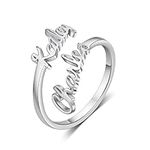 Personalized Name Ring for Women, C