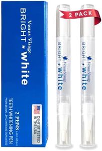 Venus Visage Award Winning Teeth Whitening Pen, 20+ Uses - Teeth whitening Kit Professionally formulated - Best Teeth whitening Gel Pen Teeth Whitener - Low Sensitivity (Mint) (0.07 Fl Oz (Pack of 2))