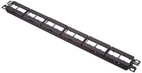 Panduit CPP24WBLY 24-Port Flat Patch Panel, Black