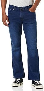Enzo Ez401 Jeans Bootcut, Blu (Mid Stonewash MSW), W32/L32 (Taglia Produttore: 32R) Uomo
