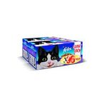 Felix Mixed Selection in Jelly Wet Cat Food Pouch, 100 g (Pack of 96)