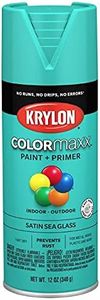 12 oz Krylon K05576007 Sea Glass COLORmaxx Paint & Primer Spray Paint, Satin