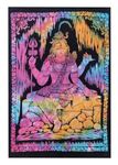 Purpledip Cotton Wall Poster 'Shiva, The Supreme God': Bohemian Wall Hanging Tapestry (20032)