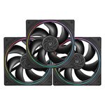 Thermalright TL-S12 X3 CPU Fan 120mm Case Cooler Fan, 4pin PWM Silent Computer Fan Under 23.2dB(A) for Case CPU Liquid Cooler and CPU Air Cooler, Quiet CPU PC Fan