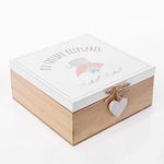 Baby MDF Rainbow Memory Keepsake Box - 'My Special Keepsakes'