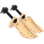 WEST LIGHT Shoe Stretcher Women，2-Way Wood Shoe Stretcher Shoe Tree for Wide Feet, Loosen Tight Shoes Women’s Size 5.5-10, Wood, Large